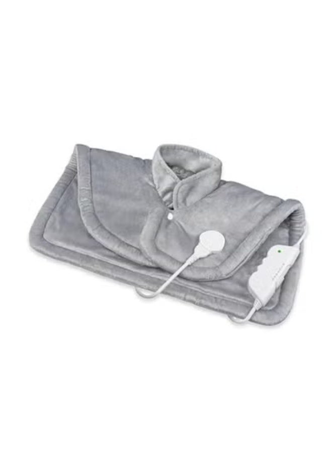 وسادة حرارة رقمية بوزن 1 كجم – شاشة LCD و5 مستويات حرارة مع إيقاف تلقائي بعد ساعتين لتخفيف آلام الرقبة والكتف - Image 1